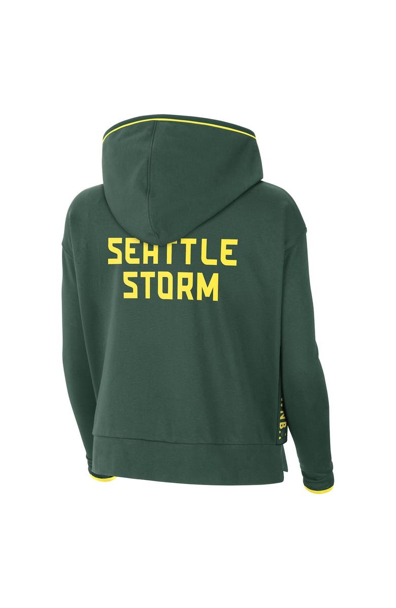 Nike Women's Nike Green Seattle Storm Full-Zip Knit Jacket, Alternate, color, 
