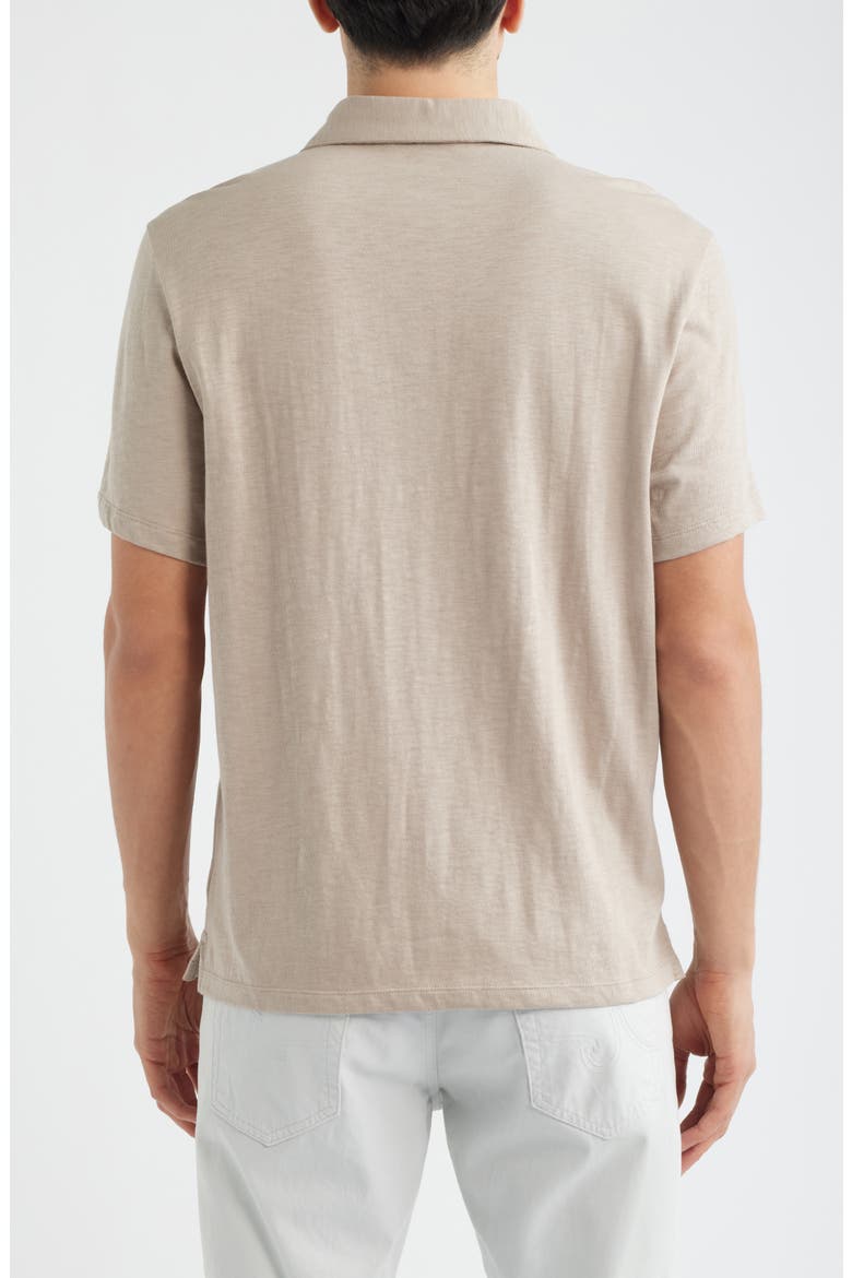 Brightwood Slub Cotton Polo, Alternate, color, STRING