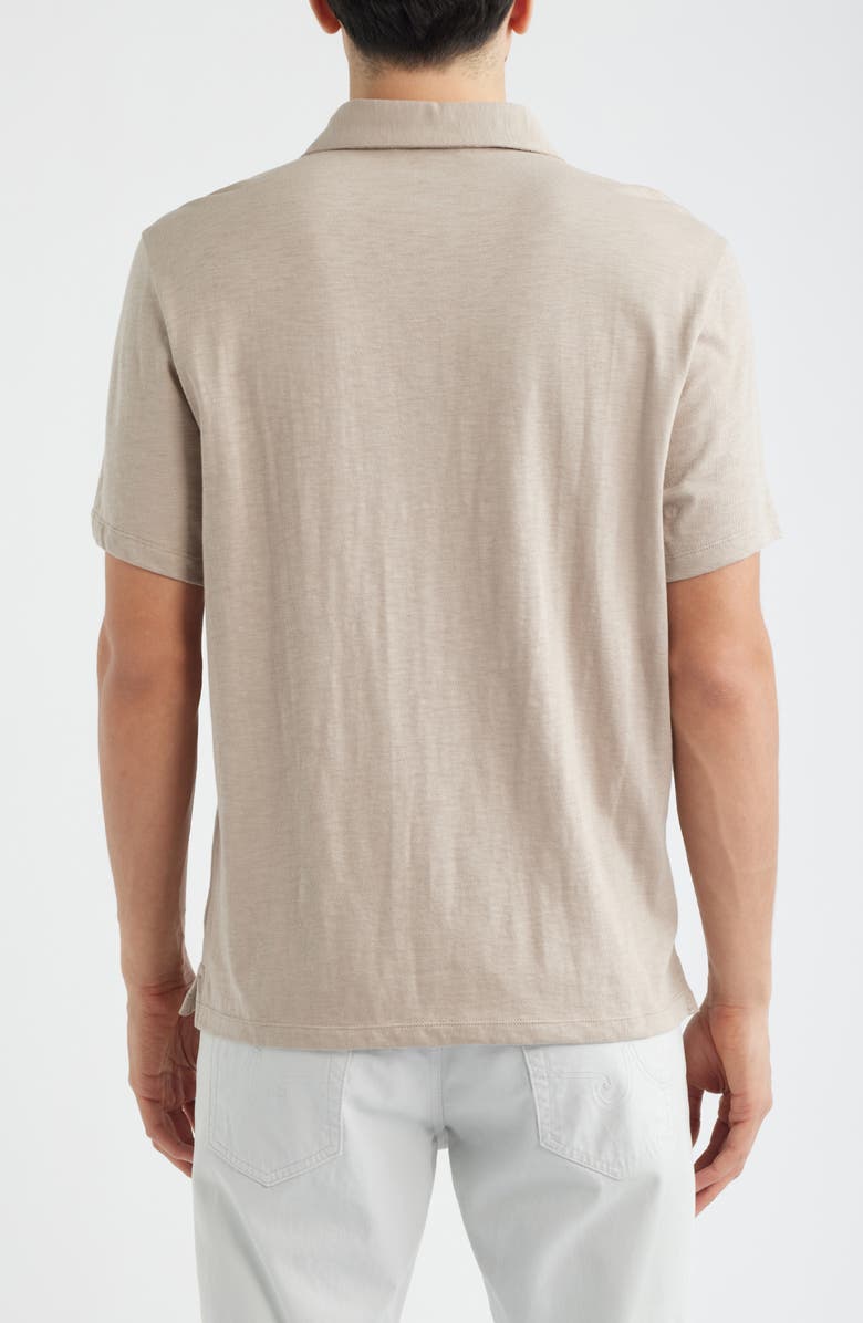 Robert Barakett Brightwood Slub Cotton Polo, Alternate, color, String