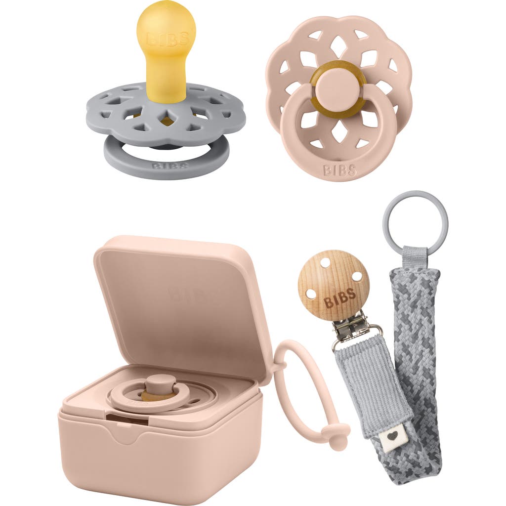 BIBS Pacifer, Pacifier Box & Pacifier Clip Set