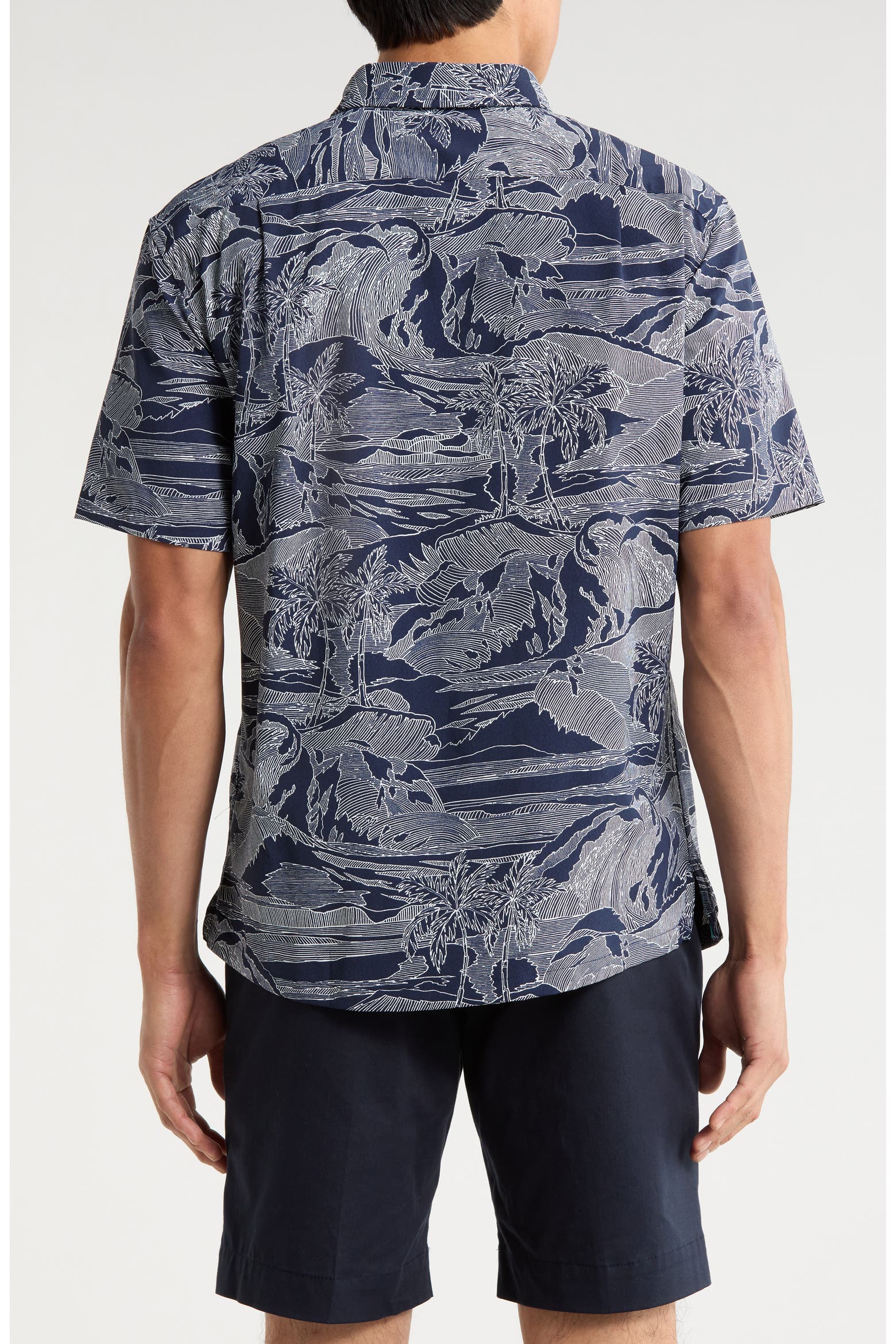 Card Color Button Tori Richard Sea Sketch Button-Down Shirt (Men) | Nordstrom
