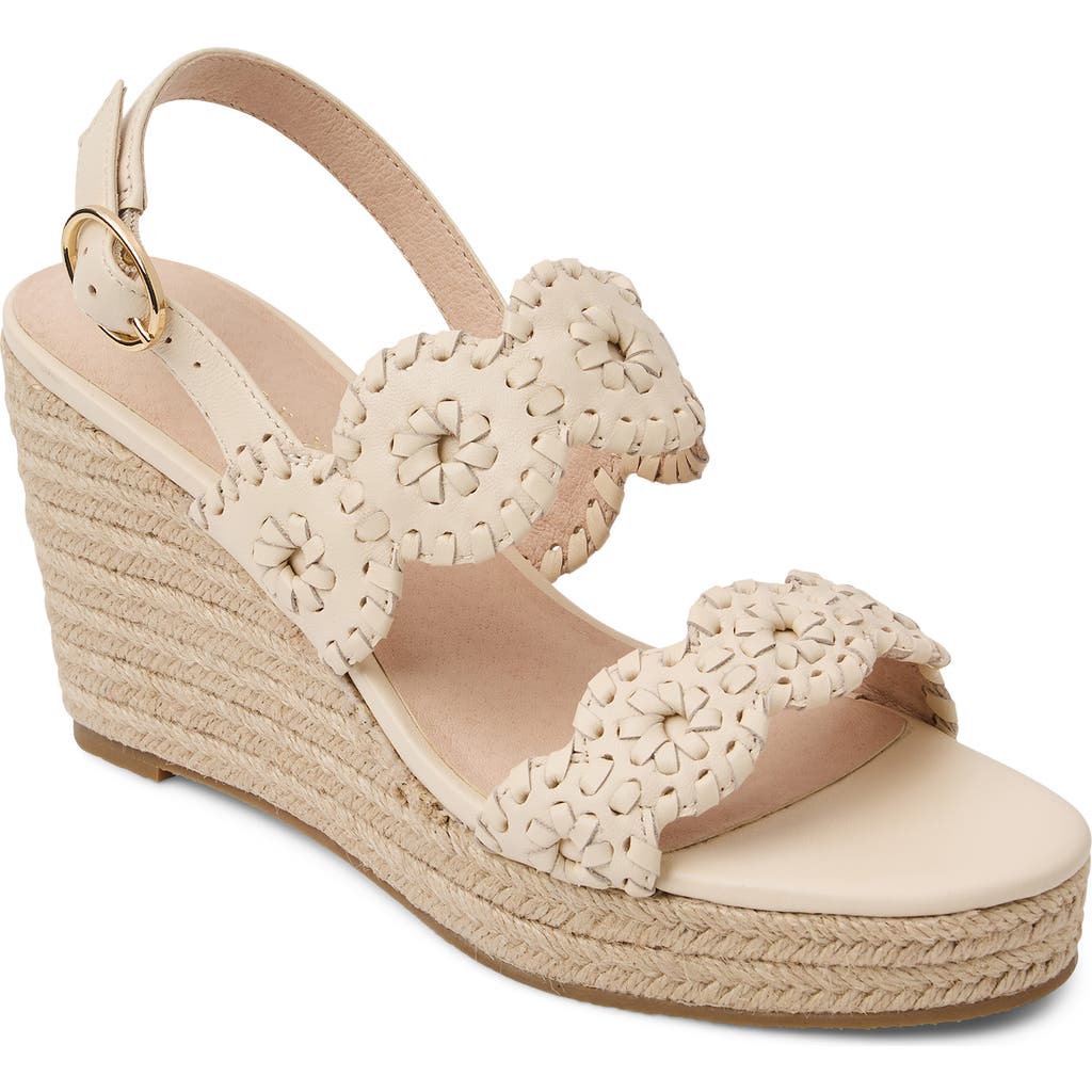 Jack Rogers Laurin Platform Wedge Sandal In Animal Print