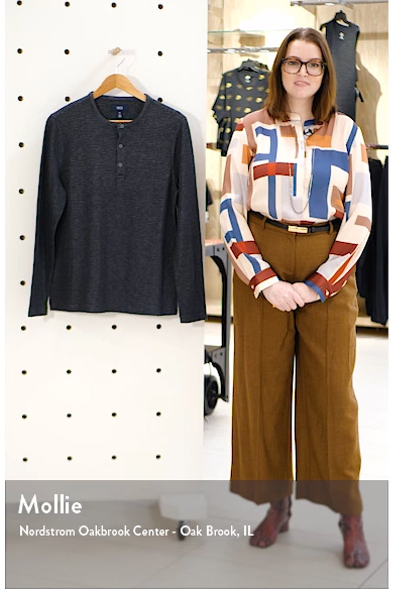 Stripe Long Sleeve Henley video