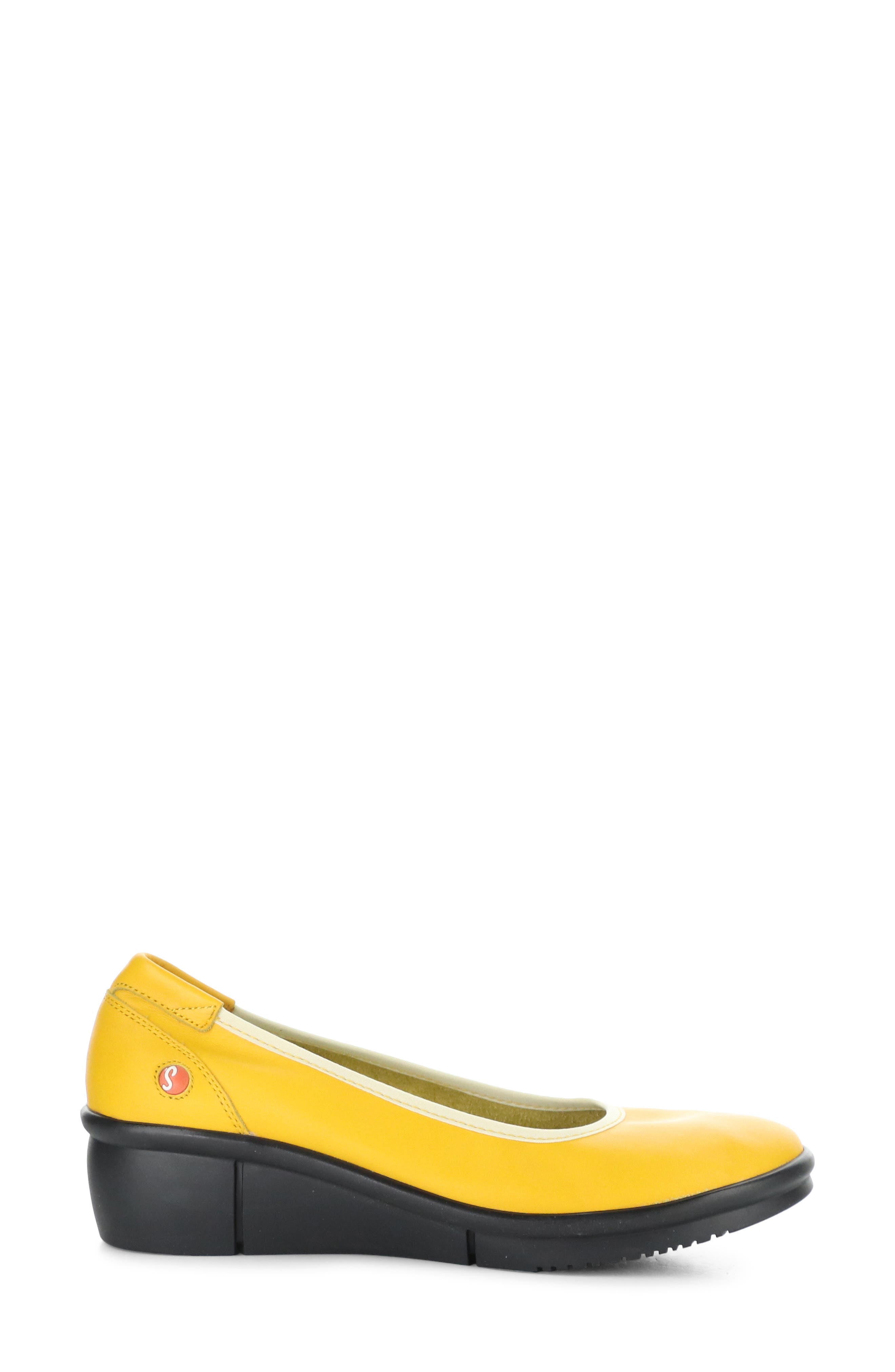 Rem Platform Wedge Pump, Alternate, color, YELLOW
