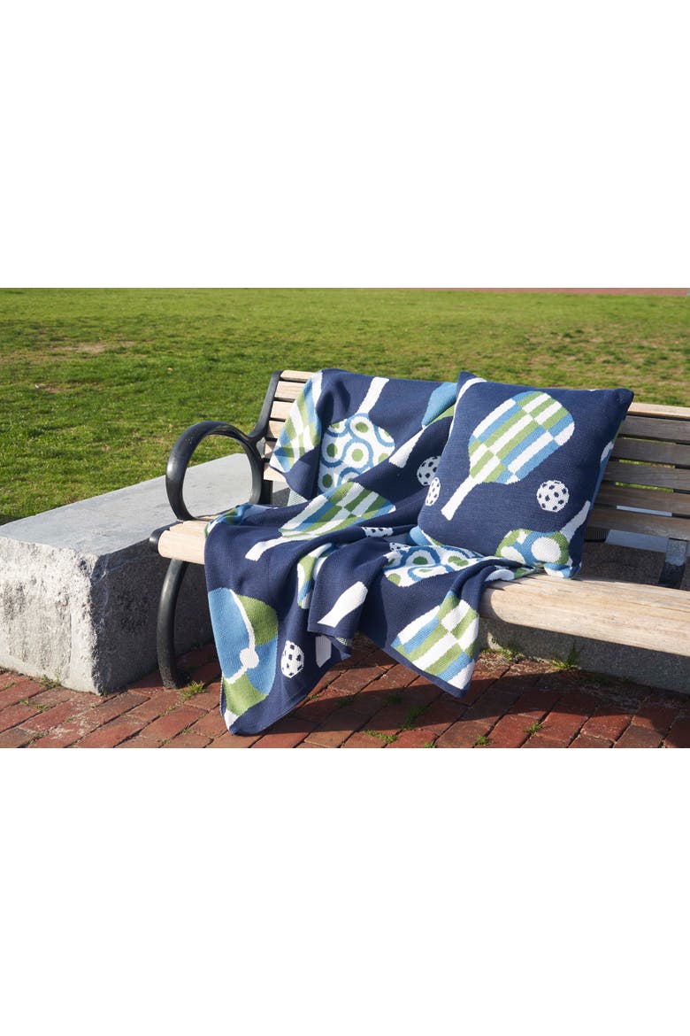 Game Set Nap Woven Knit Throw Blanket 50" x 60", Alternate, color, Blue