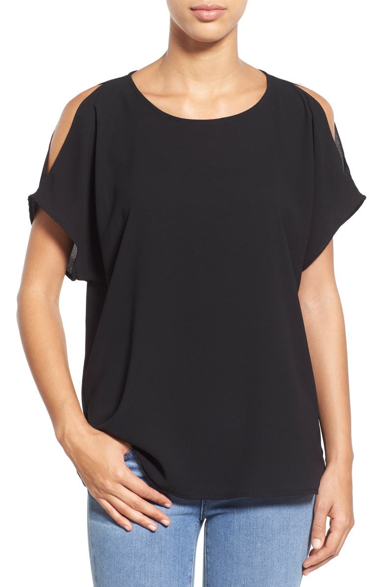 GIBSONLOOK Gibson Cold Shoulder Blouse, Main, color, 