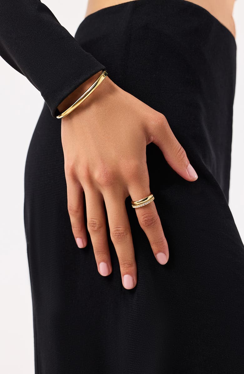 Ana Luisa Gold Band Ring - Celine Medium, Alternate, color, 
