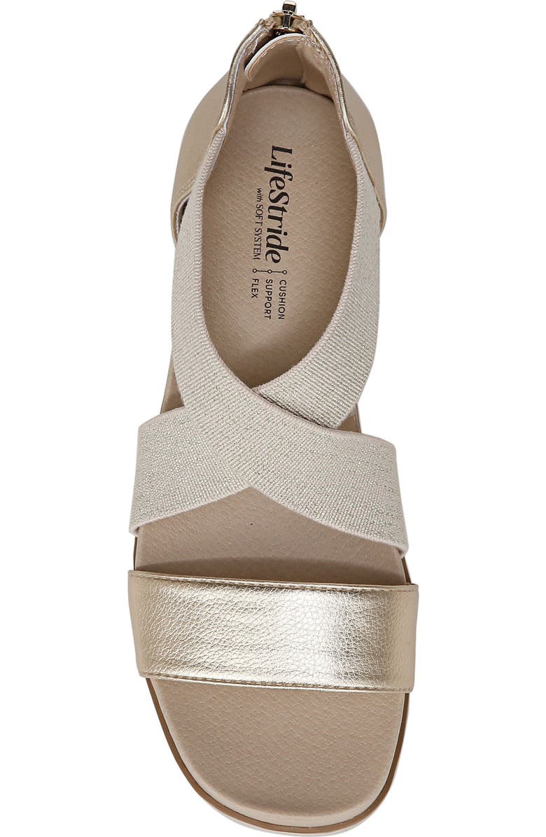 LifeStride Giselle Sandal, Alternate, color, Gold