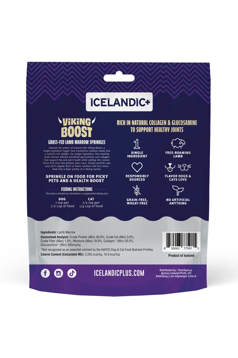 Viking Boost Grass Fed Lamb Marrow Sprinkles Food Topper, Alternate, color, Multicolored