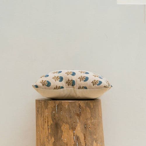 Mela Artisans Buta Blockprint Pillow In Multi
