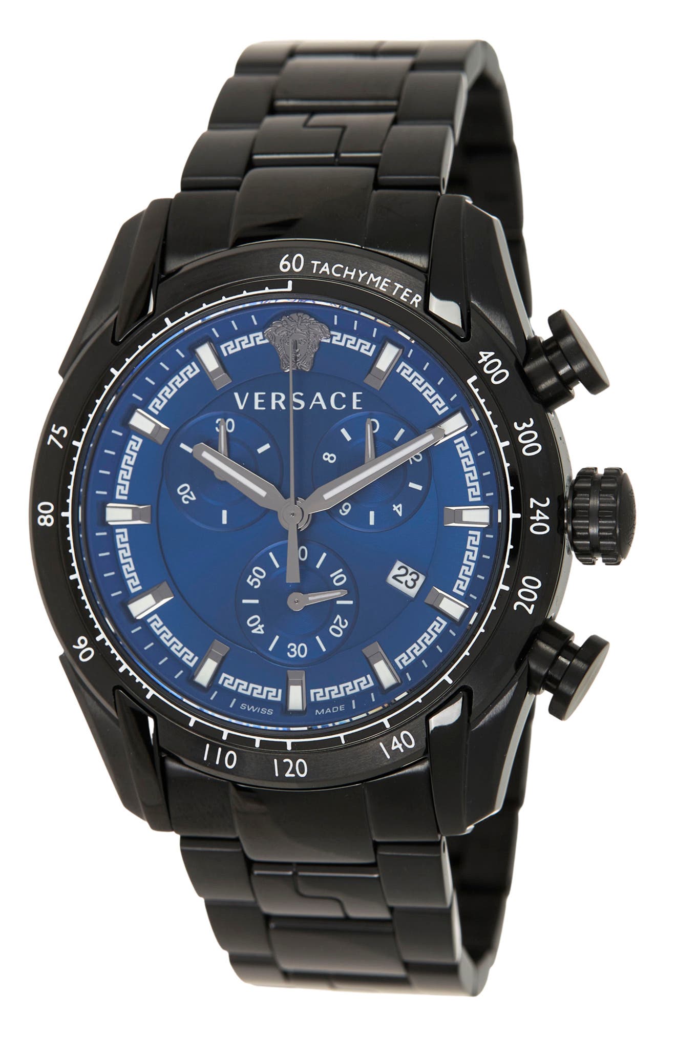 Versace Men's V-Ray Bracelet Watch, 44mm
