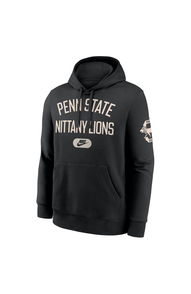 Nike Men's Nike Black Penn State Nittany Lions Club Fleece Fashion Hoodie, Alternate, color, Black