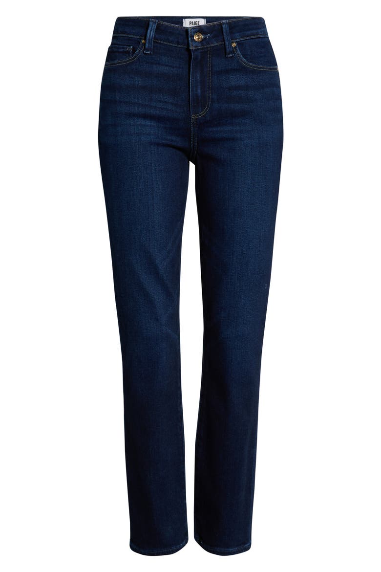 Cindy High Waist Ankle Straight Leg Jeans, Alternate, color, WATERLOO