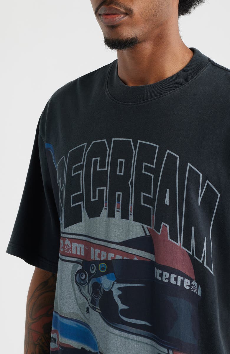 ICECREAM Sponsor Graphic T-Shirt, Alternate, color, Black