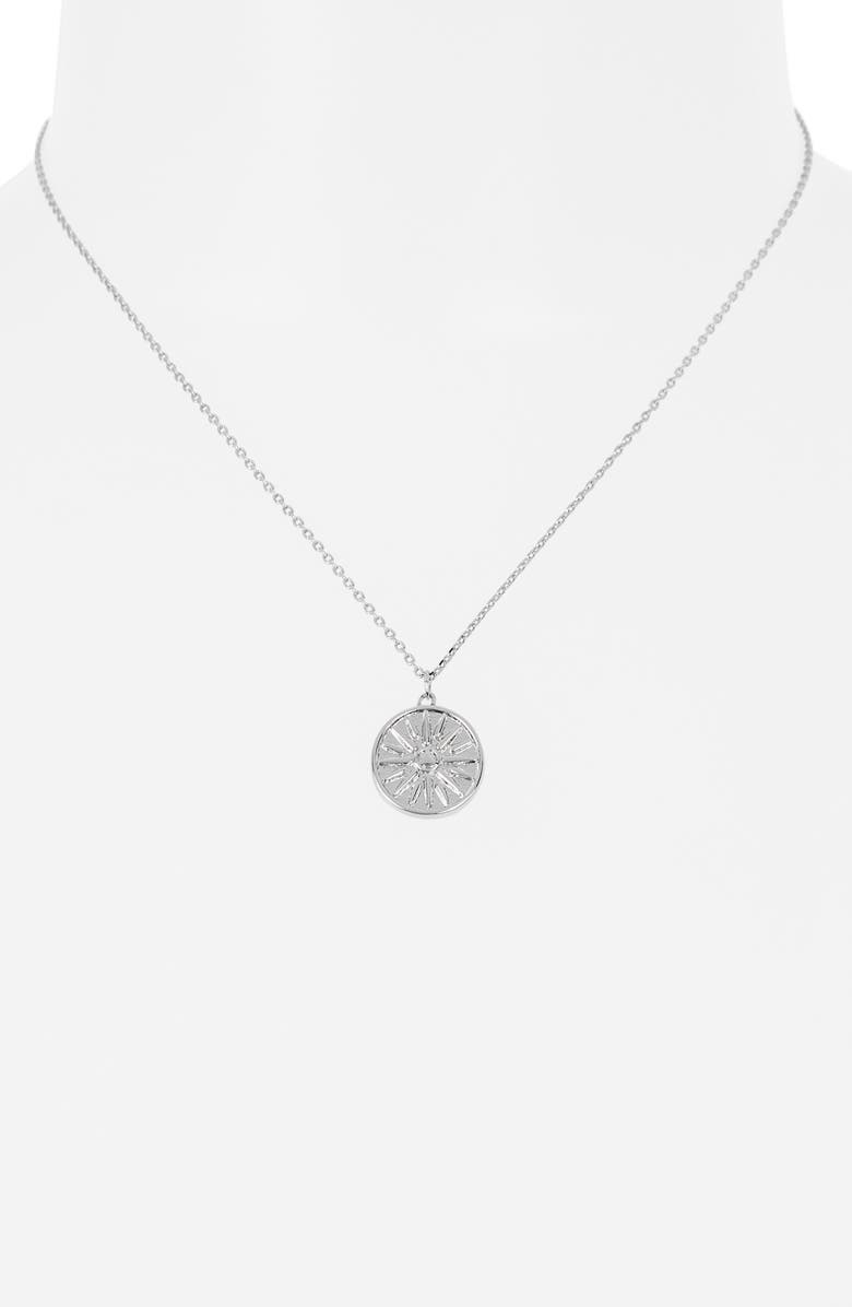 Leith Sun Disc Pendant Necklace, Alternate, color, 