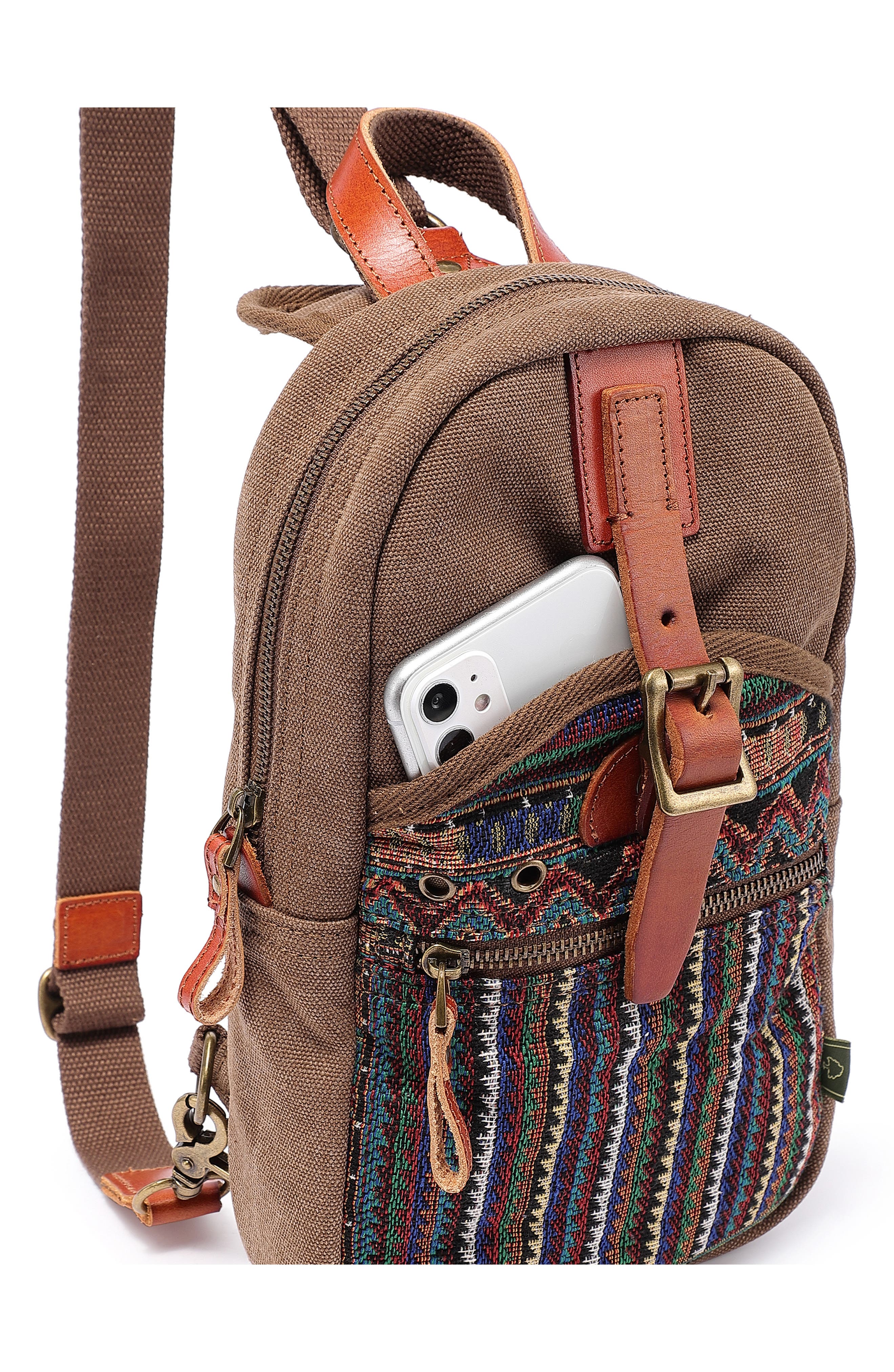 THE SAME DIRECTION Four Season Sling Bag, Alternate, color, Coffee