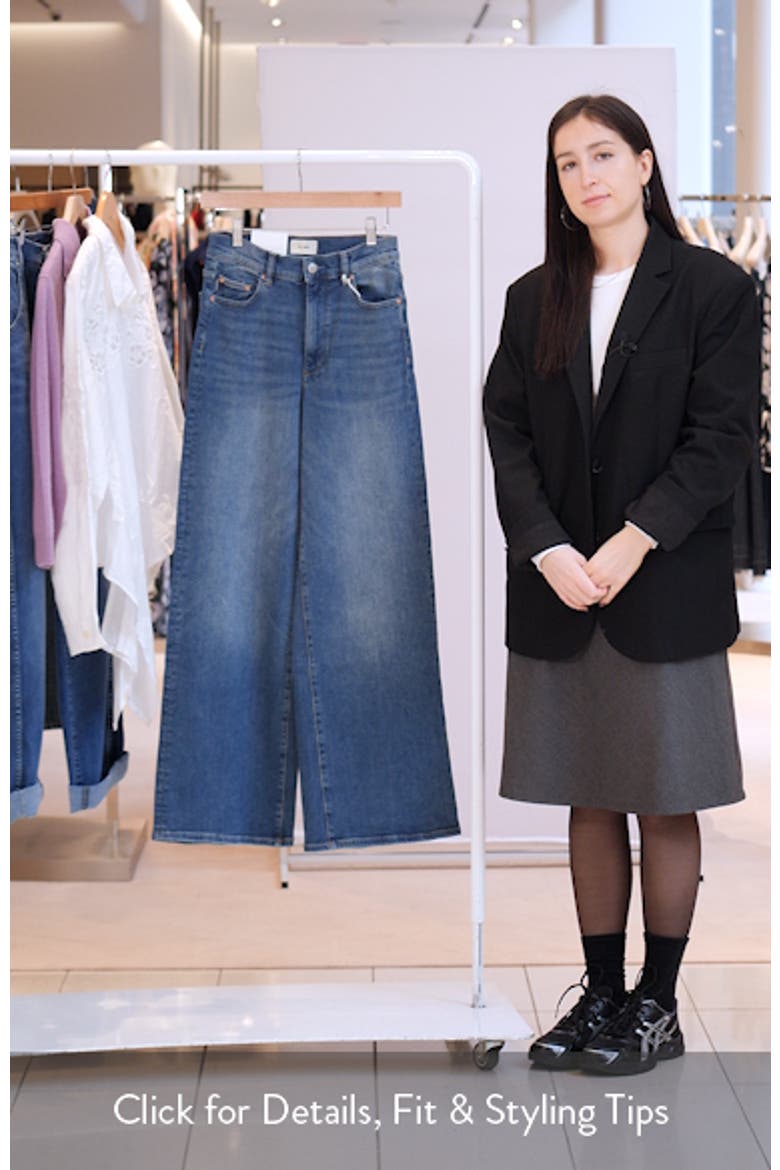 Hepburn High Waist Wide Leg Jeans video