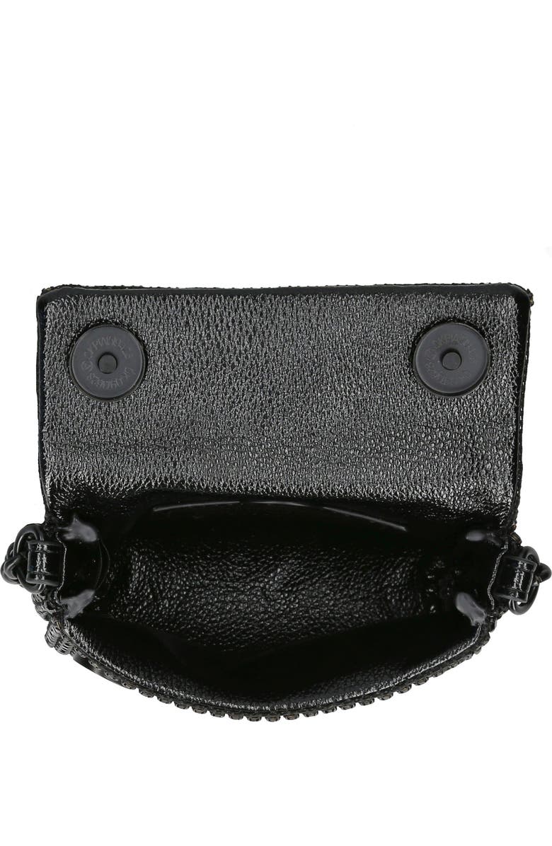 Kurt Geiger London Mini Party Crystal Embellished Crossbody Bag, Alternate, color, Black
