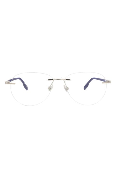 56mm Rimless Square Optical Glasses