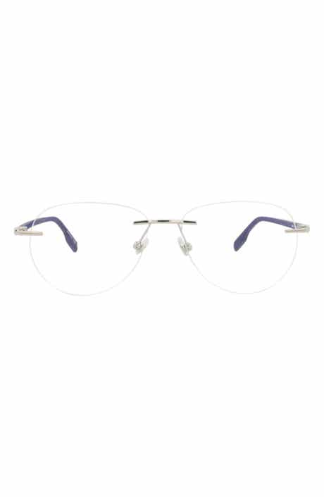 Montblanc 56mm Rimless Square Optical Glasses