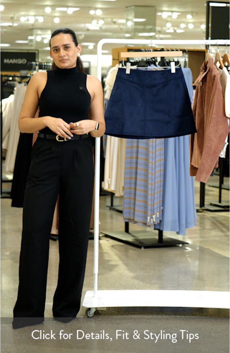 Hope Faux Suede Miniskirt, sales video thumbnail