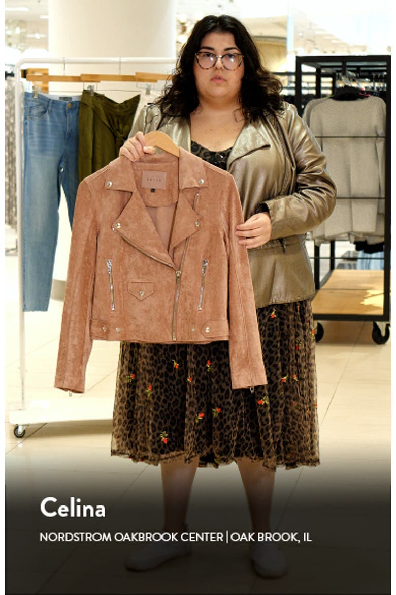 Faux Suede Moto Jacket video