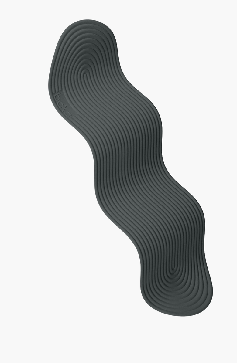 Bala The Plush Mat, Alternate, color, Charcoal / Wavy