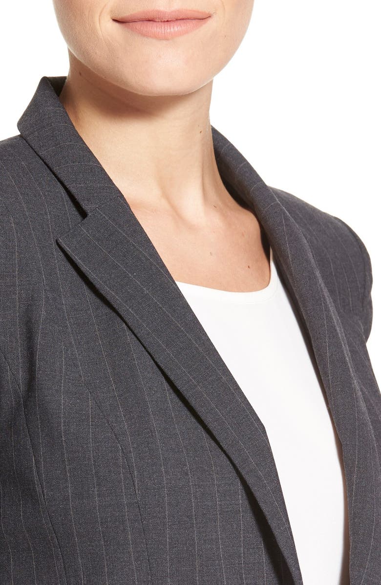 Halogen<sup>®</sup> Pinstripe Stretch Suiting Jacket, Alternate, color,