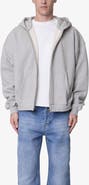 mnml Heavyweight Basic Zip-Up Cotton Hoodie