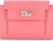 Pre-Owned Hermes Kelly Pocket Compact Wallet Chevre Mysore