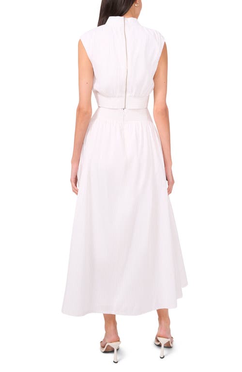 Parker The Julianne Pinstripe Maxi Skirt In Lucent White