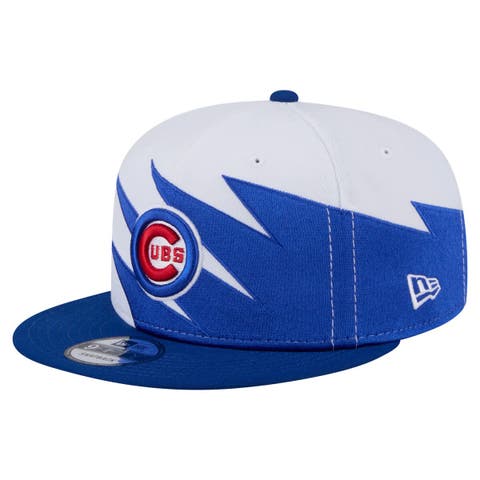 Men's New Era Royal/White Chicago Cubs Jagged 9FIFTY Snapback Hat