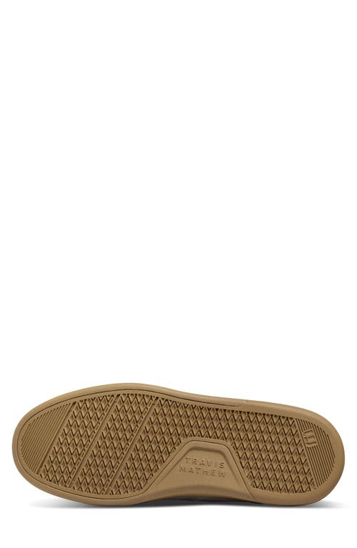 Travismathew The Modern Knit Slip-on Sneaker In Heather White