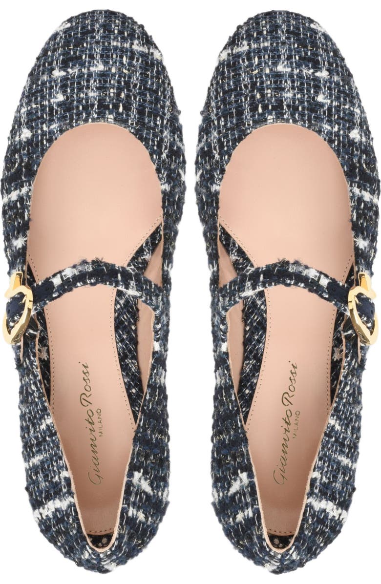 Gianvito Rossi Mary Ribbon 05 Ballerina, Alternate, color,