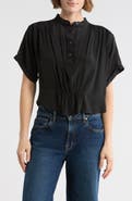 Madewell Grace Short Sleeve Peplum Top