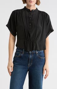 Madewell Grace Short Sleeve Peplum Top
