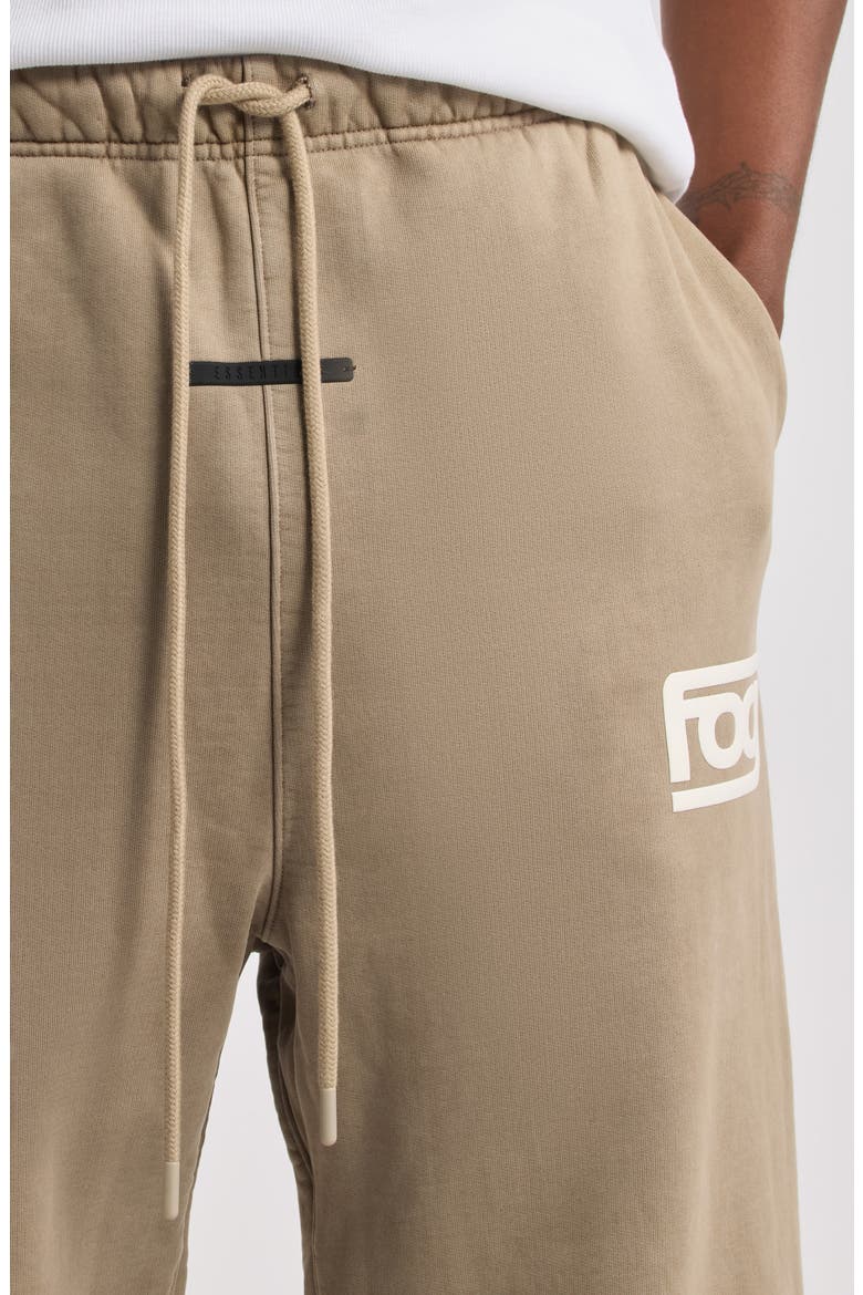 Classic Slouchy Cotton Fleece Sweatpants, Alternate, color, WASHED CLAY