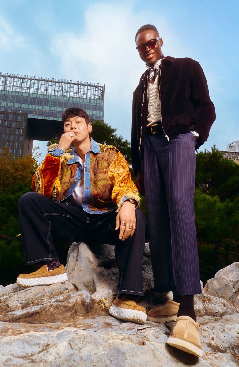 UGG<sup>®</sup> Ascot Wrap Tech Slipper, Alternate, color, Chestnut