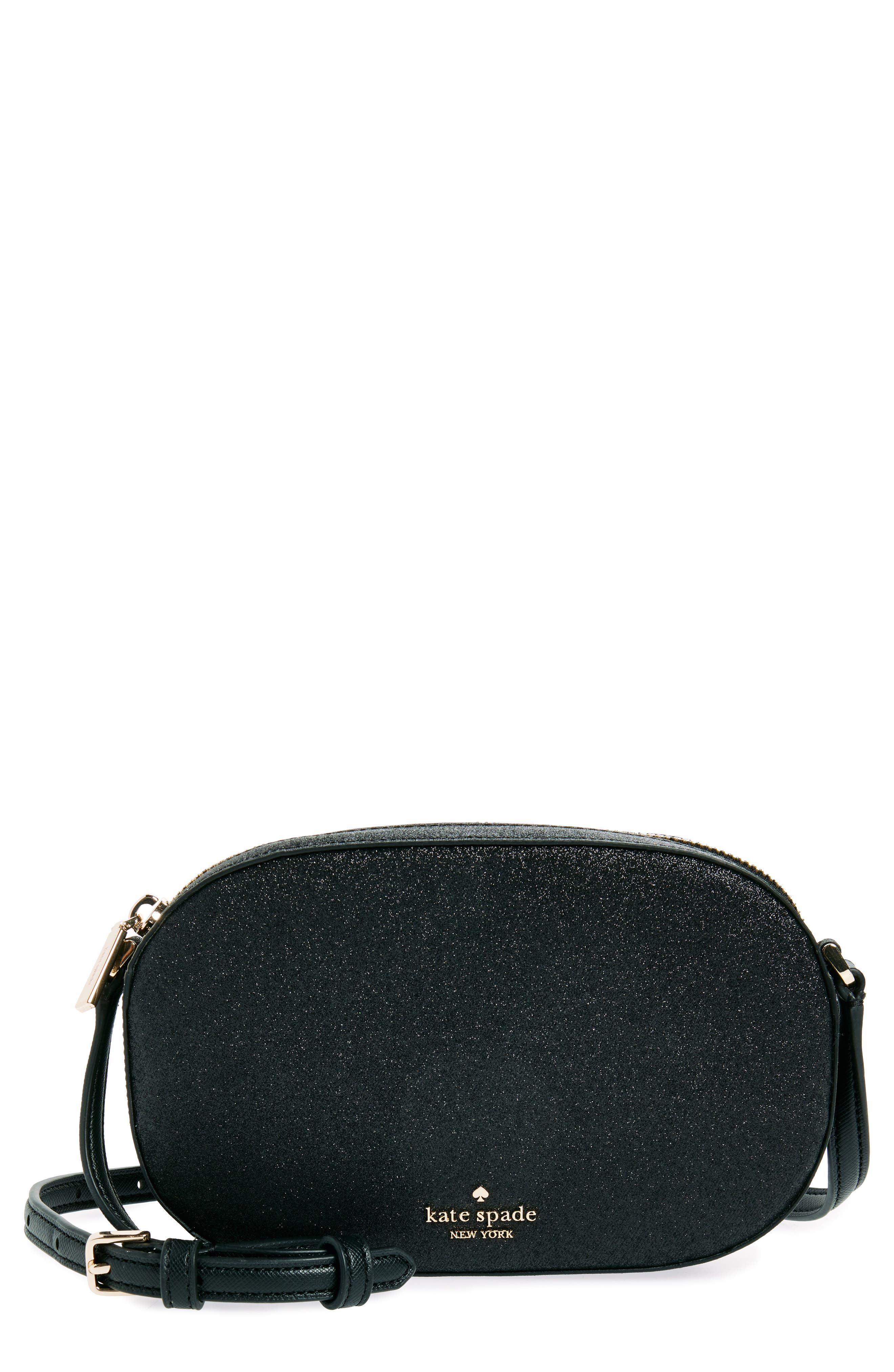 Kate Spade New York glimmer oval camera bag, Main, color, 