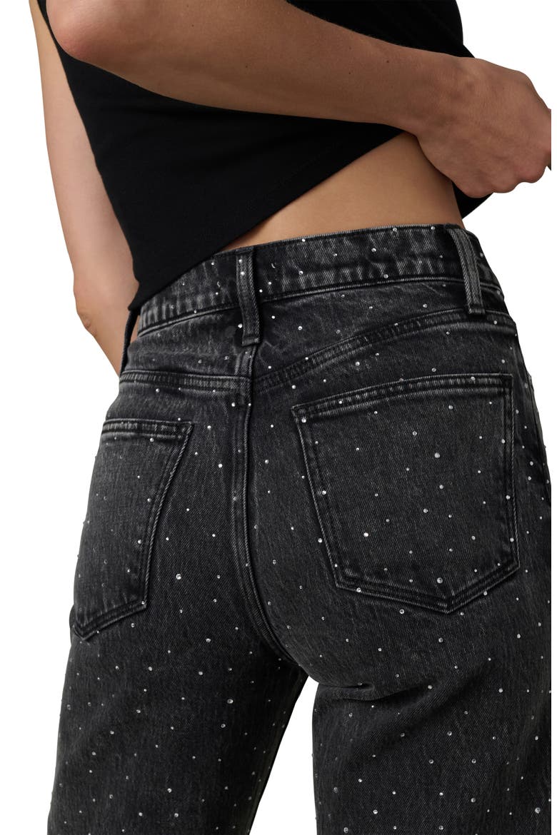 The Blake High Waist Crop Wide Leg Jeans, Alternate, color, COSMIC NIGHT