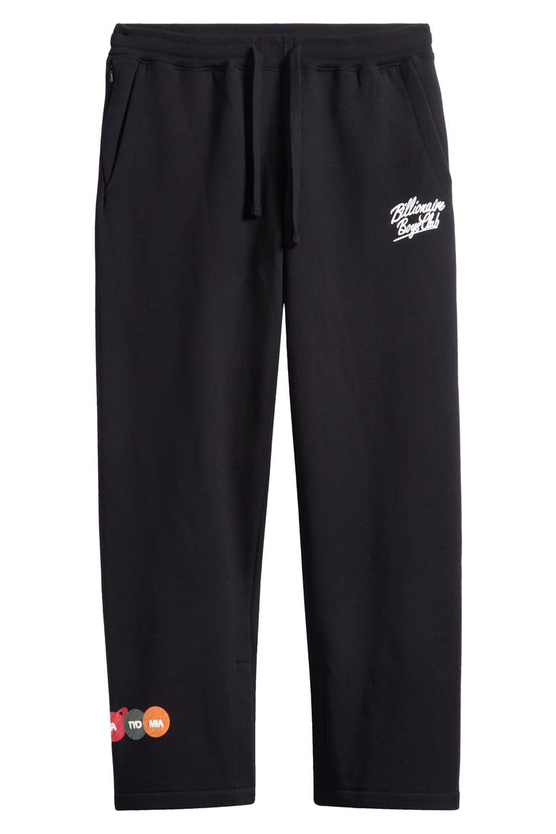 BB Script Sweatpants, Alternate, color, BLACK