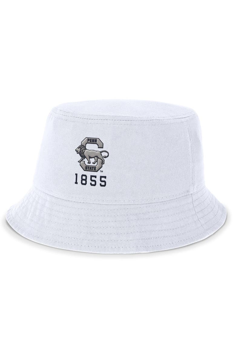 Nike Men's Nike White Penn State Nittany Lions Legacy Apex Bucket Hat, Main, color, White
