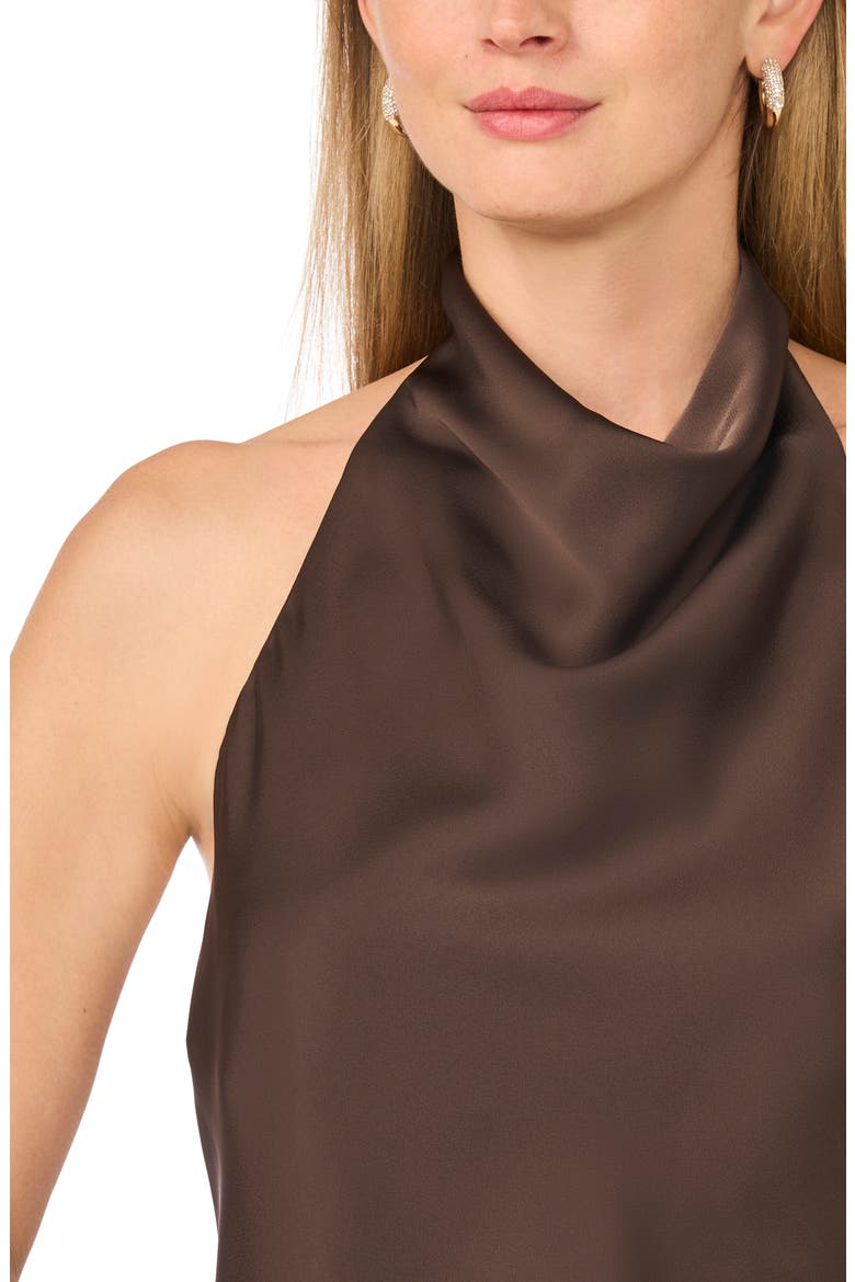 Satin Halter Top, Alternate, color, CHOCOLATE PLUM