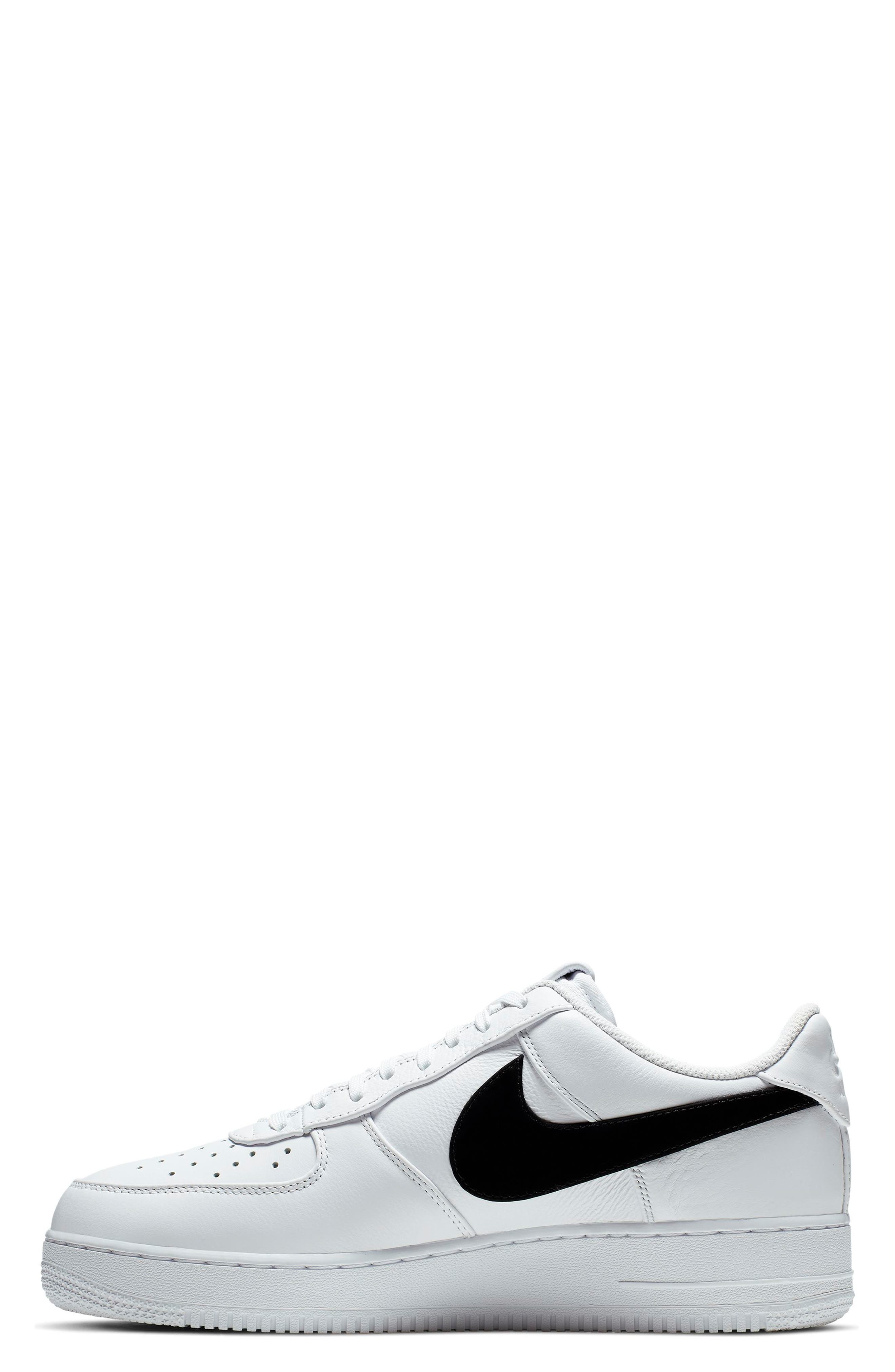 Air Force 1 '07 Premium 2 Sneaker, Alternate, color, WHITE/ BLACK