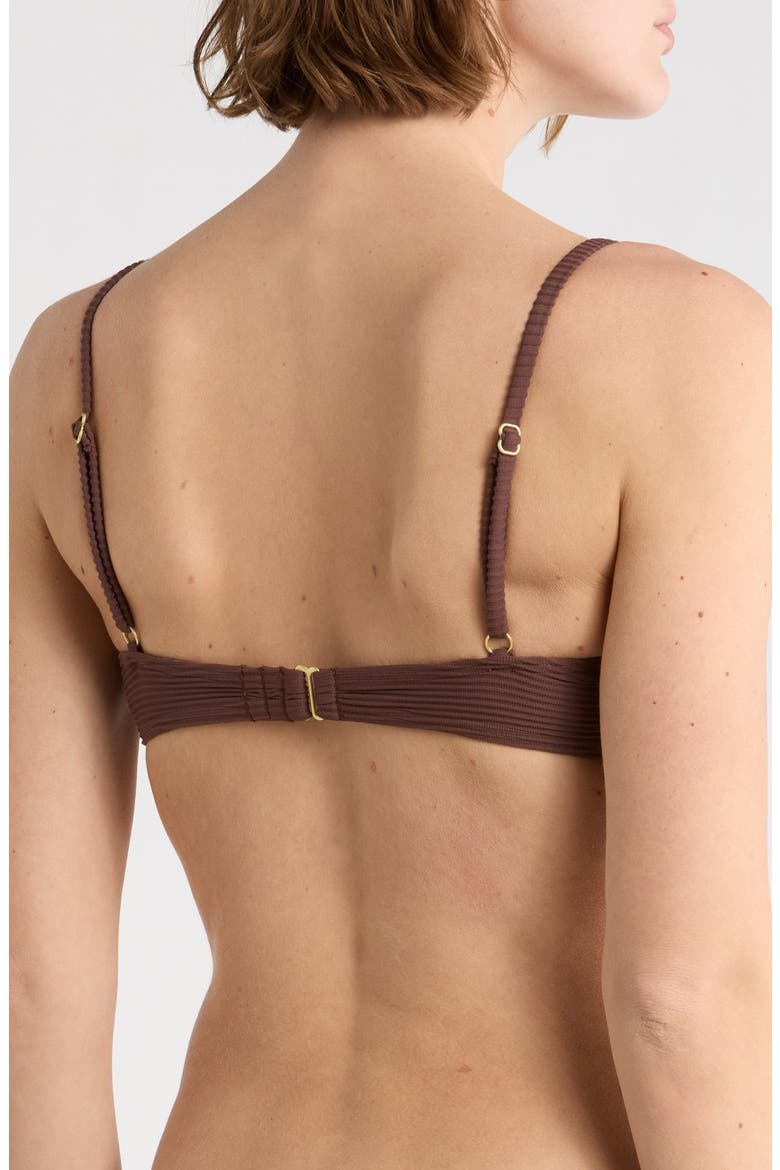 Morgan Tanlines U-Wire Bikini Top, Alternate, color, KONA