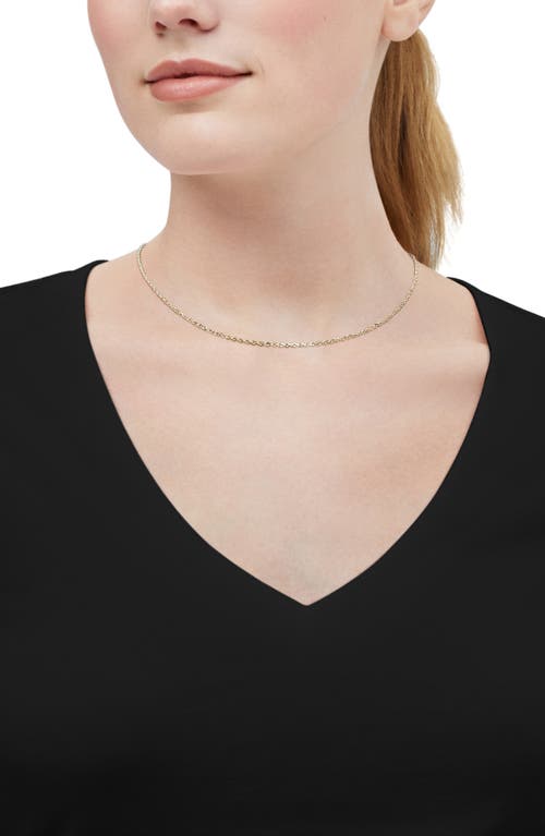 Frankie & Zoe 14k Gold Rope Chain Necklace In Gold