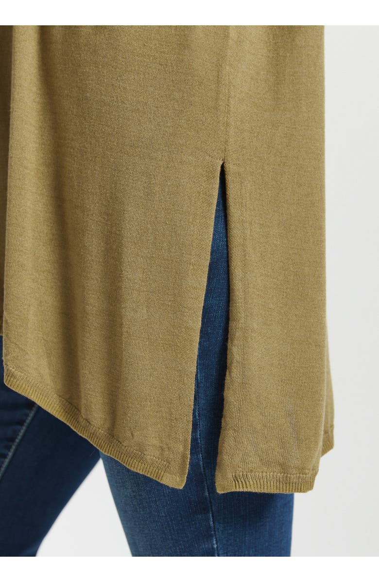 Betabrand Asymmetrical Boatneck Sweater, Alternate, color, Chai Tea