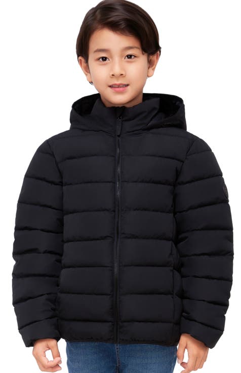 Kids' Hudson Lightweight Hooded Puffer Jacket