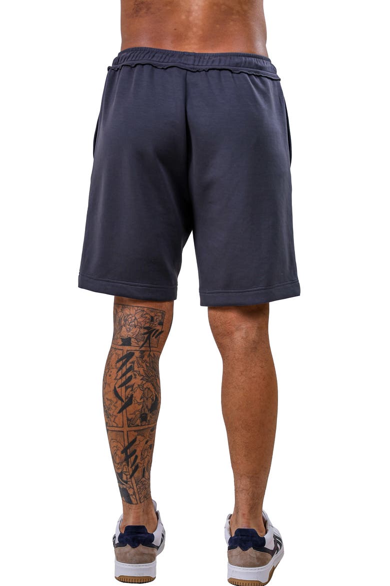 Marthyr Elastic Waist Shorts, Alternate, color, GREY