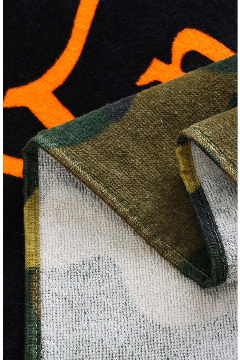 Iconic Y2K 100% Cotton 30"x60" Beach Towel | Vision Board, Alternate, color, Camo